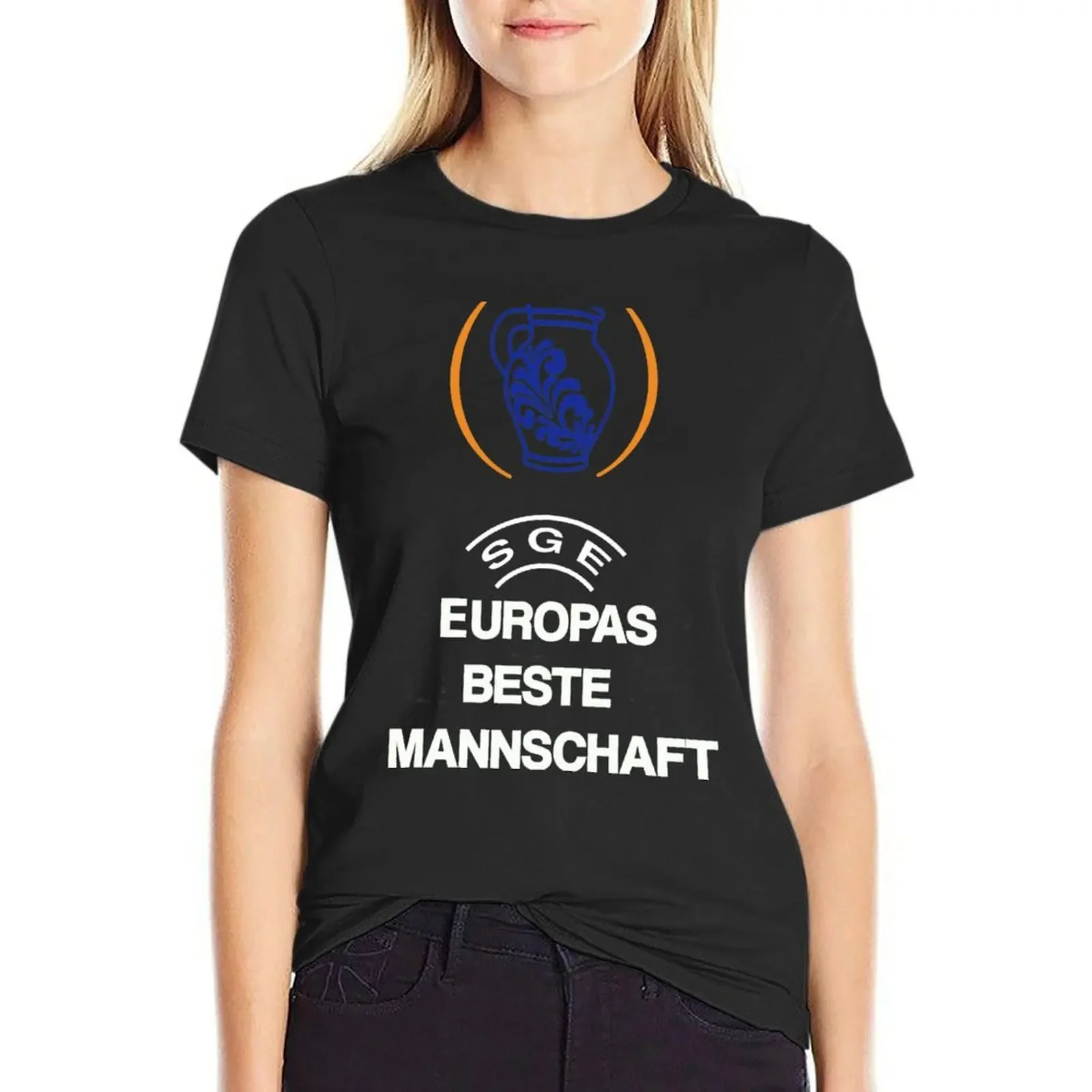 

SGE Europas Beste Mannschaft T-Shirt kawaii clothes summer tops t shirts for Womens