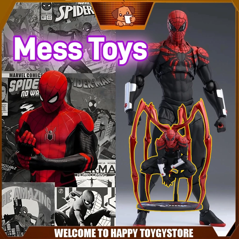 

Mess Toys Superior Spiderman Action Figure Superior Spider Man Anime Action Figurine Model Toys Statue Collection Model Doll Toy