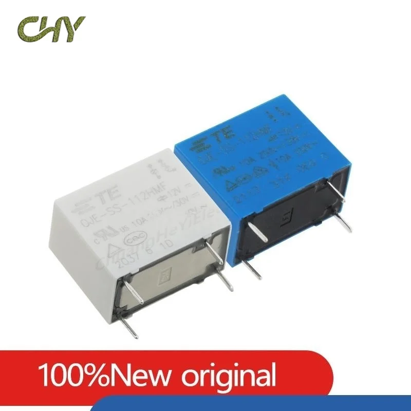 5PCS/Lot Original New TE Relay OJE-SS-112HMF 12VDC 4PIN 10A Replaceable HF32F-G-012 Power Relay
