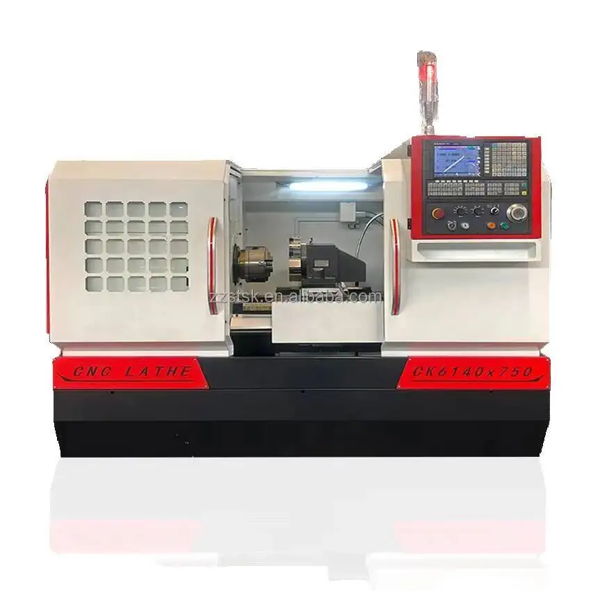 Automatic Ck6140 Ck6150*1000 CNC Flat Bed Single Horizontal Metal Lathe With GSK Control System