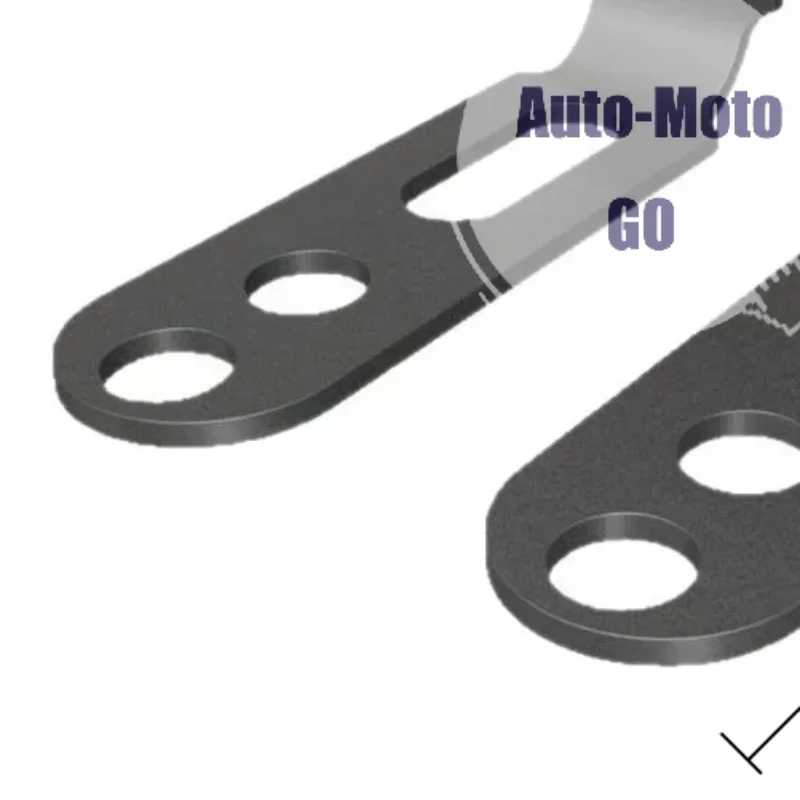 2Pcs Rustproof Universal Motorcycle Fog Light Mount Holder Durable Headlight Extension Bracket for Dirt Bike Street Riding