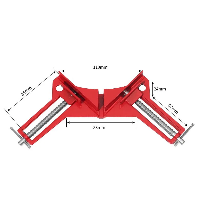 2 Pieces 90 Degree Angle Clip, Fast Angle Clip for Glass Fish Tank Frame, Carpentry Frame