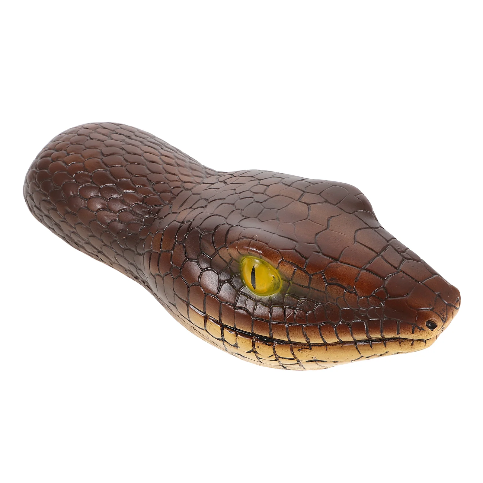 

Creative Head Floating Decoy For Pool Pond Water Garden Decoration Lightweight Uv Resistant Brown Snake Statue Ornament Outdoor