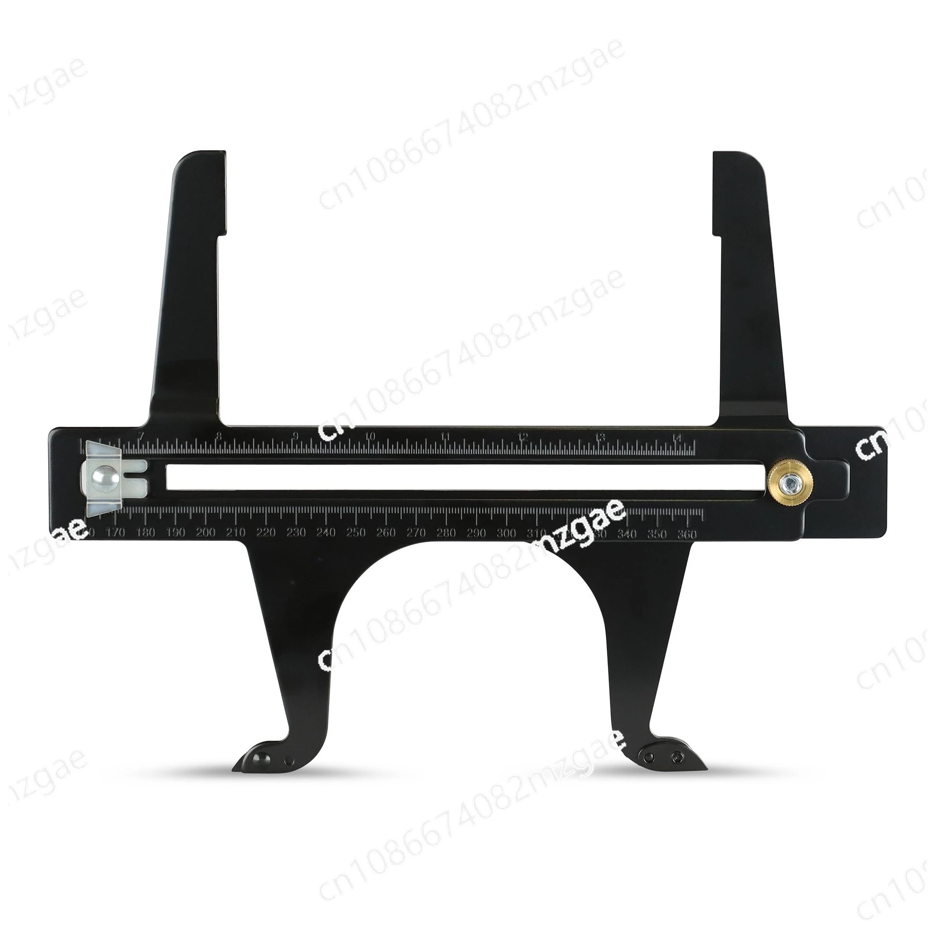 

Инструмент для измерения тормозов 6,5-14,25 дюйма (160-360 мм) с двойной шкалой - Инструмент для измерения сброса тормозов для заднего барабана