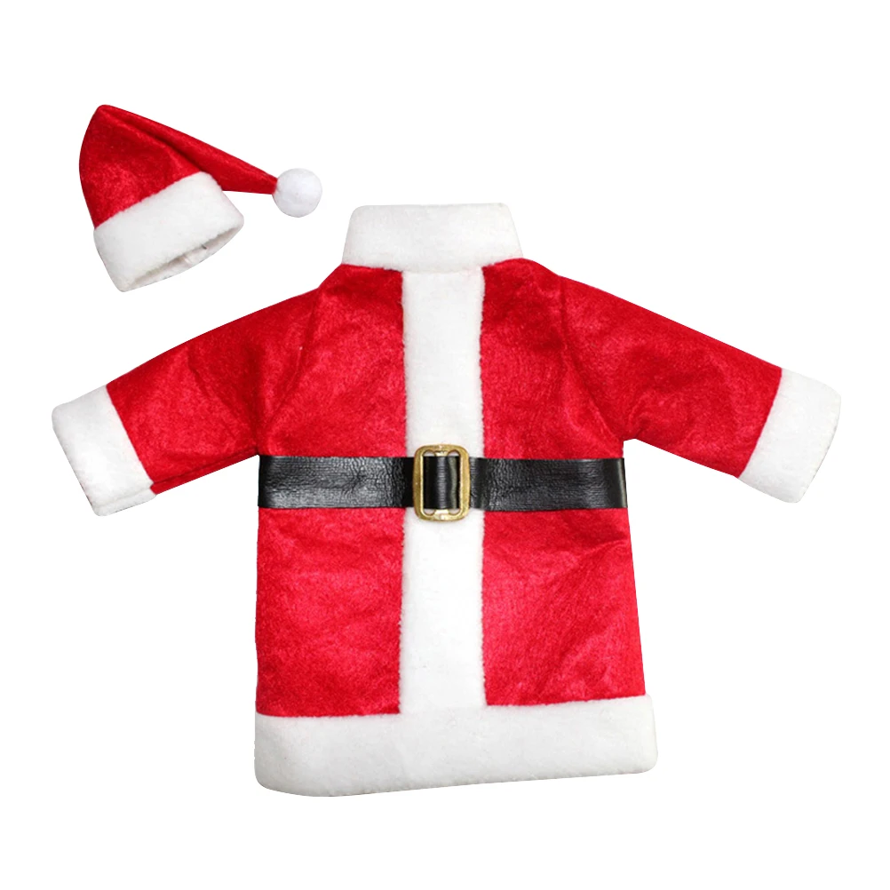 

1Set Cartoon Santa Claus Wine Bottle Sleeve Decorate Your Wine Bottles for Festive Atmosphere Drink Bottle Sleeve