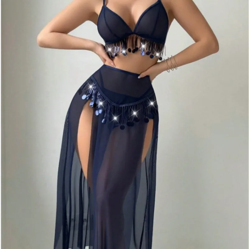 

Sexy Nighties Lingerie Exotic Style Belly Dance Accessories, Tassel Gamesuits Sexy Clothing Sets Exotic Suits for Women
