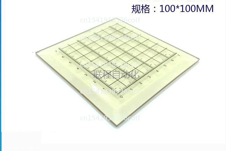 High temperature glass plate tin furnace tin surface horizontal width parallel test, with graduated glass
