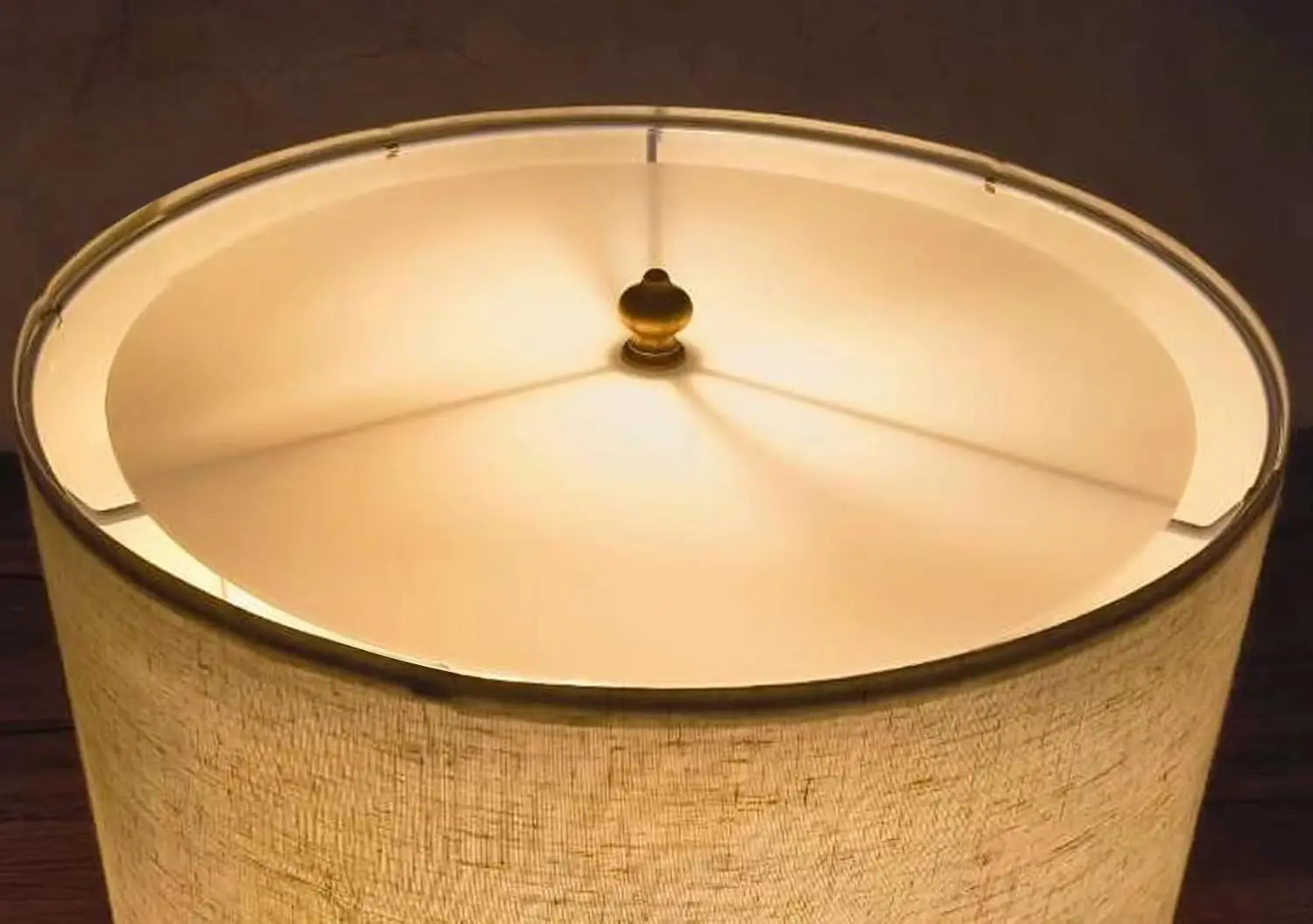 

Round Lampshade Diffuser, 2 Pack 11.5" Diameter with 3/8" Center Hole Diffuser Lamp Shade for Drum Style Lampshades Pend
