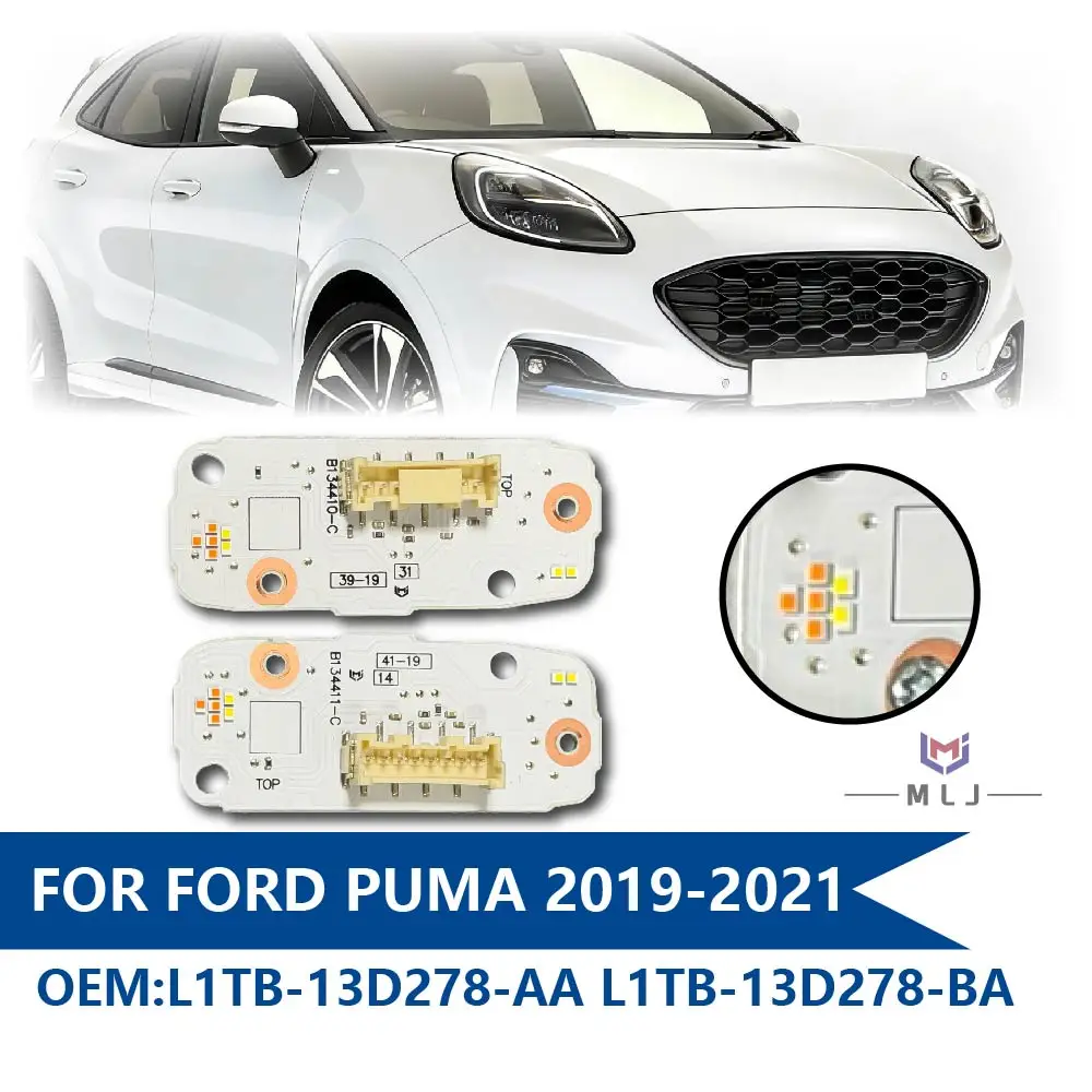 

Angel Eye Chip L1TB-13D278-BA For Ford Puma 2019 2020 2021 Headlight White L1TB-13D278-AALED Board DRL Chip Car Accessories
