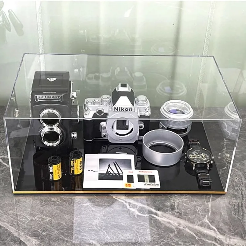 

Transparent acrylic display cover ornament, desktop camera lens model