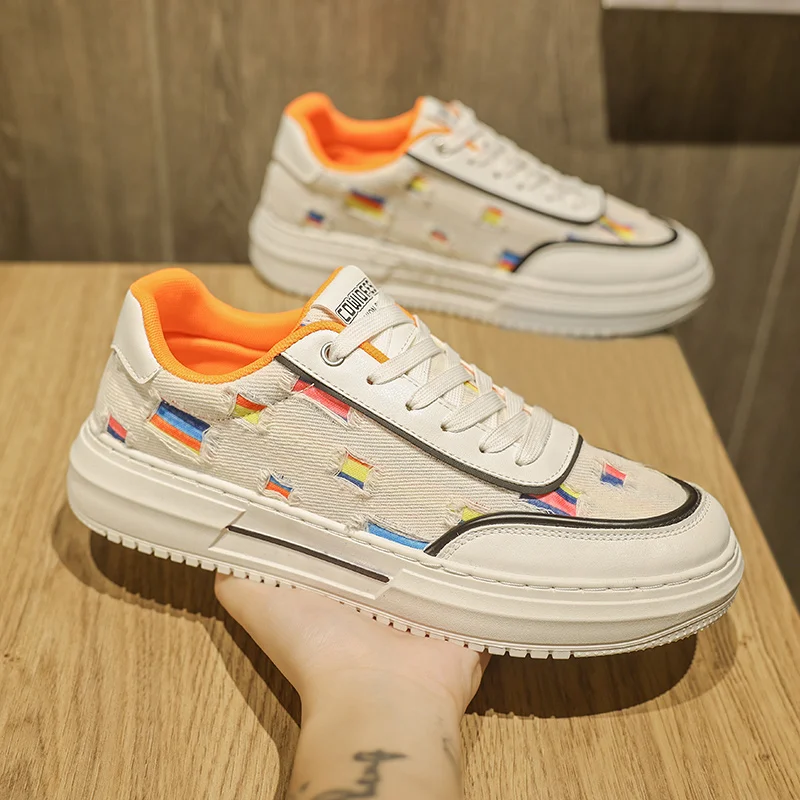 

2025 New Men's Board Shoes,sneakers,skate shoes,Casual Shoes soft-soled Casual shock-absorbing Travel unisex Durable Soft Sole