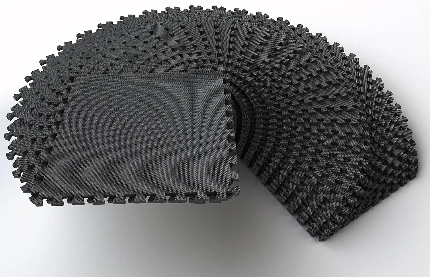 th Puzzle Exercise Mat with EVA Foam Interlocking Tiles for MMA, Exercise, Gymnastics and Home Gym Protective Flooring,