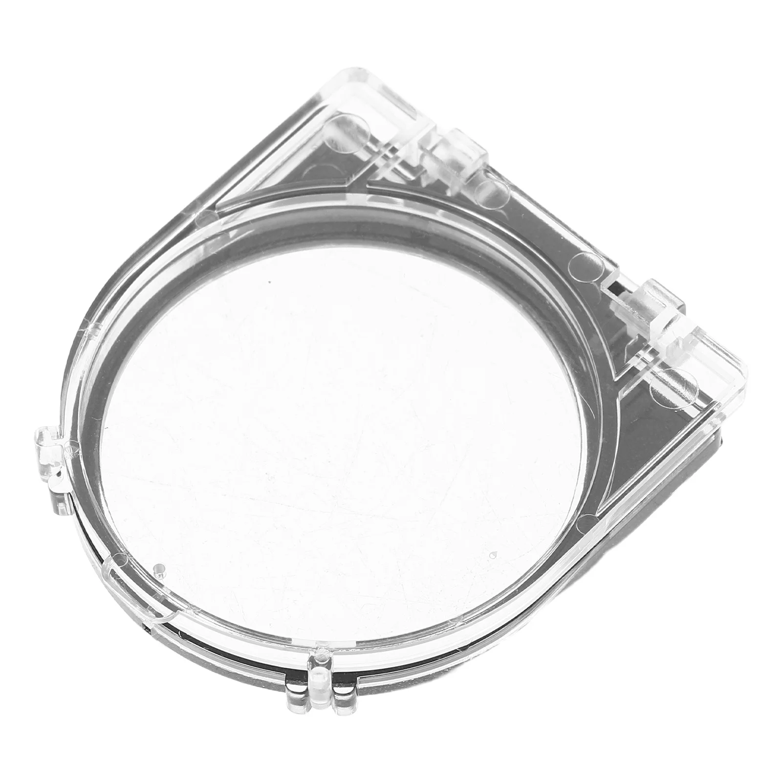 

Button for Computer Power Switch Transparent Protective Cover Easy Installation Longlasting Wear Resistant Accessory