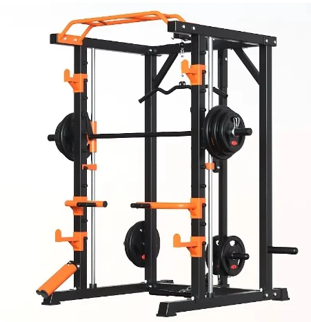 

Commercial Power Rack Home Gym Equipment Multifunctional Trainer Foldable Squat Safe Smith Machine Squat Rack
