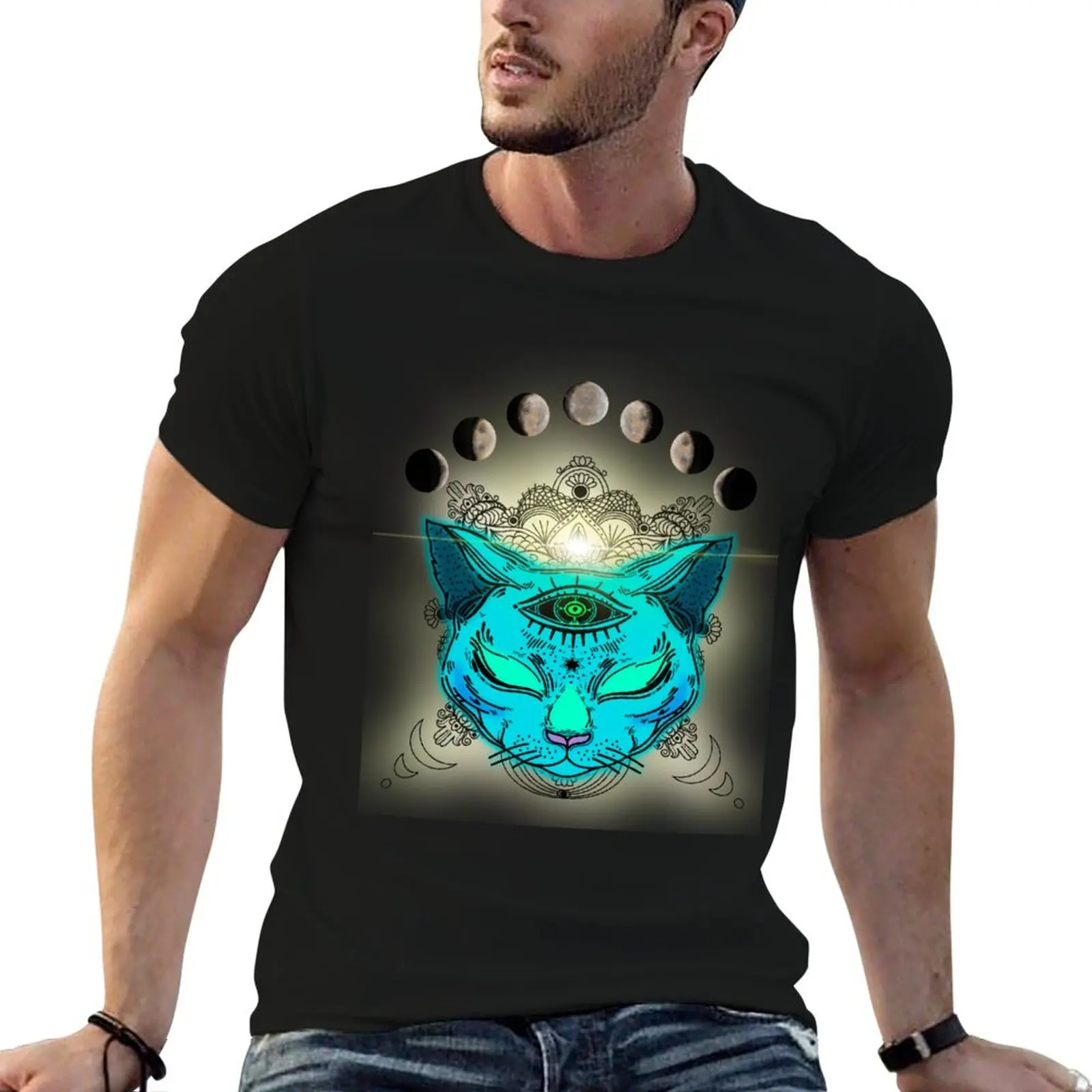 

Bastet T-Shirt cotton t shirts high quality t shirts for man graphic tees T-Shirt