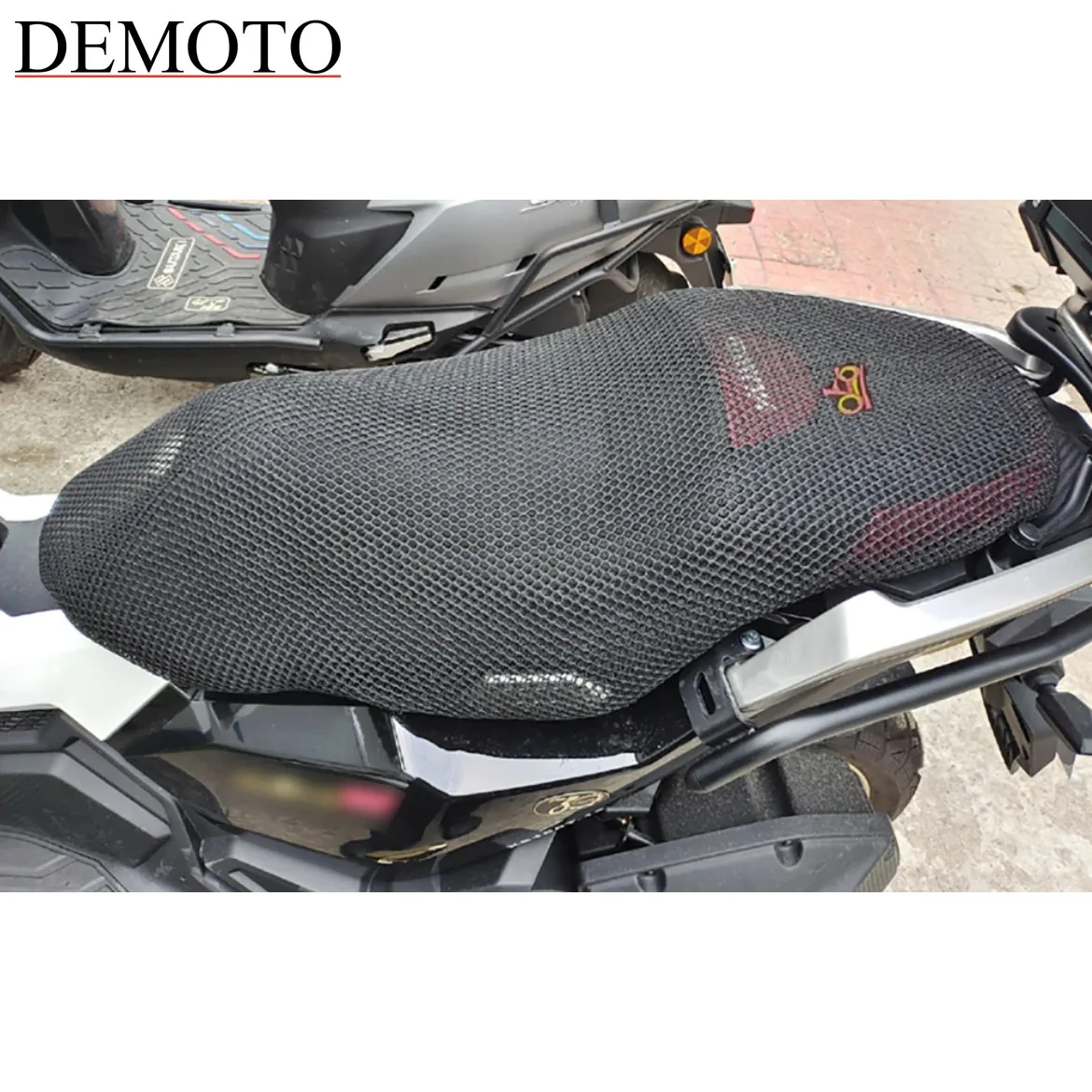 For SYM ADX 125 adx125 Motorcycle 3D Breathable Mesh Protecting Cushion Seat Cover Nylon Fabric Saddle Seat Cover