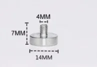 Parafuso magnético M4 M3 para módulo de exibição LED