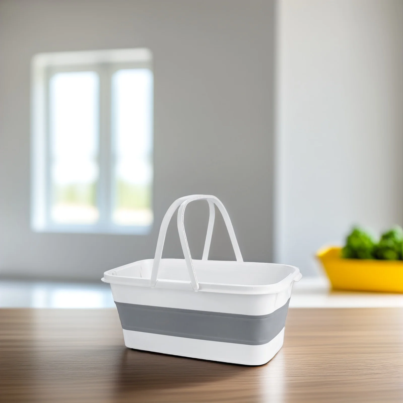

Portable Foldable Laundry Basin Clothes Washing Collapsible Sink Handle Dish Tub PP Storage Basket Foldable Bucket