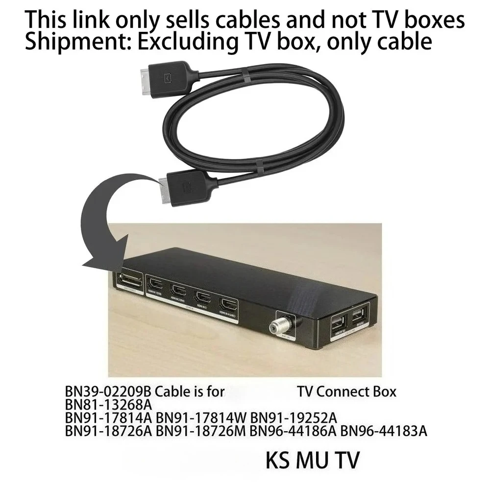 

2M One Connect Cable BN39-02209B for Samsung BN96-44186A BN91-19252A BN91-18726A BN91-18726M BN91-17814A BN91-17814W