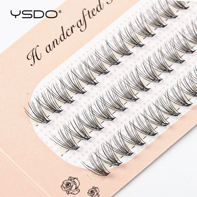 YSDO 3 Rows Individual Eyelashes Makeup Soft 10/20/30D Cluster Lashes Fake Cils Natural Grafting Faux 3D Mink Eyelash Extension