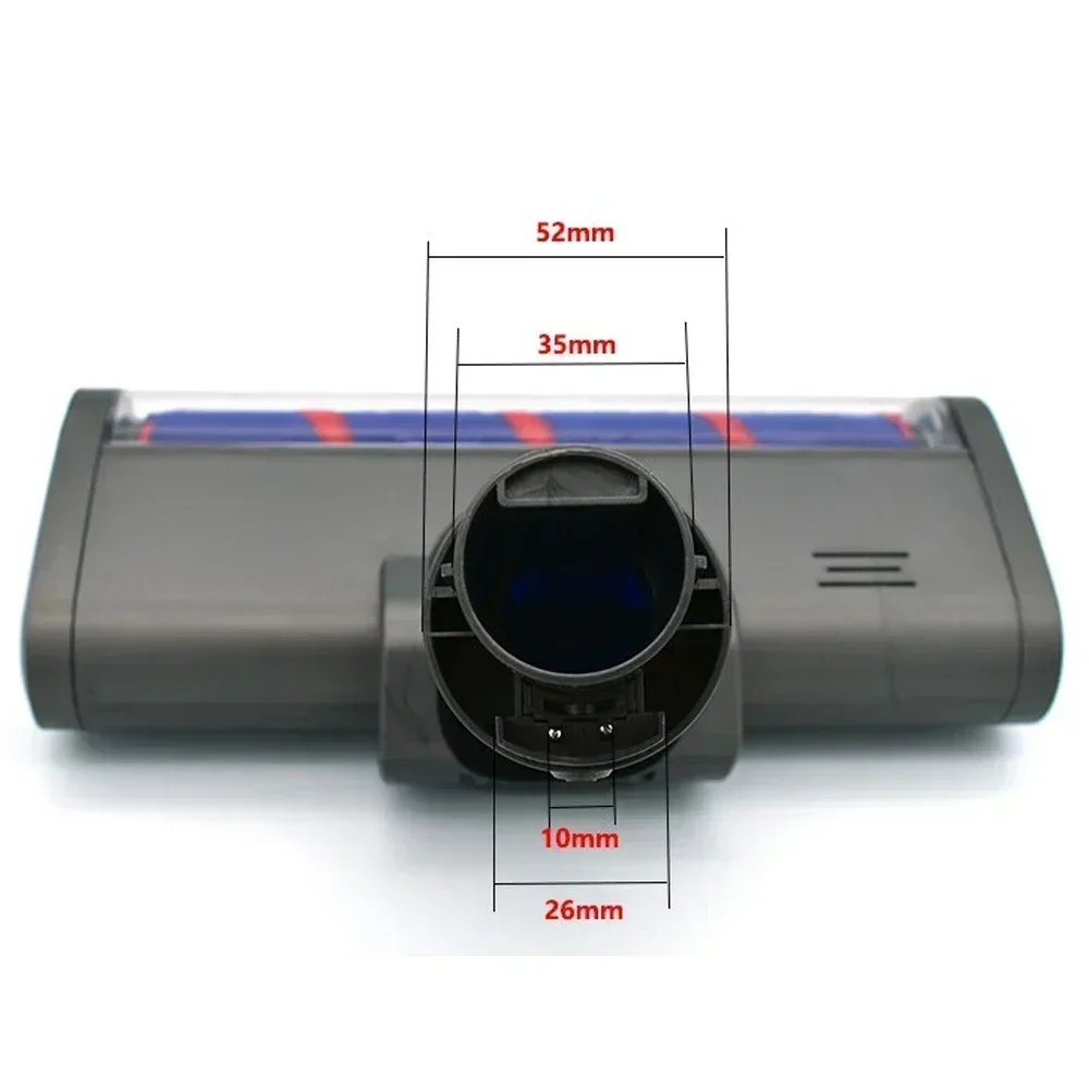 Tête de brosse de sol pour aspirateur Dyson V15 V10 V11 V7 V8, brosse de sol à tête de rouleau de balayeuse douce 180 °   rotation gauche et droite