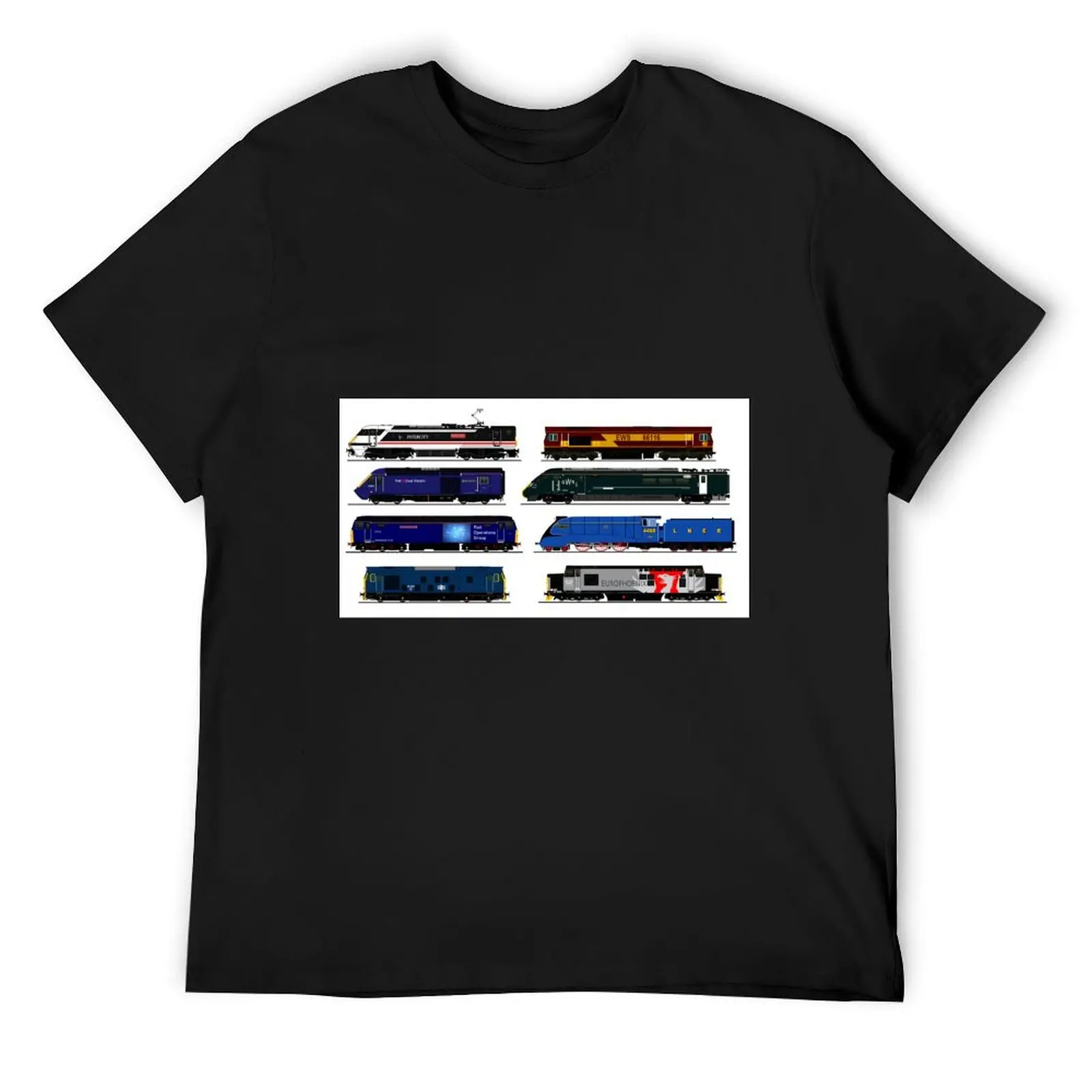 

legendary british locomotives T-Shirt cotton graphic tees sublime for a boy cotton man t-shirts compression shirt men