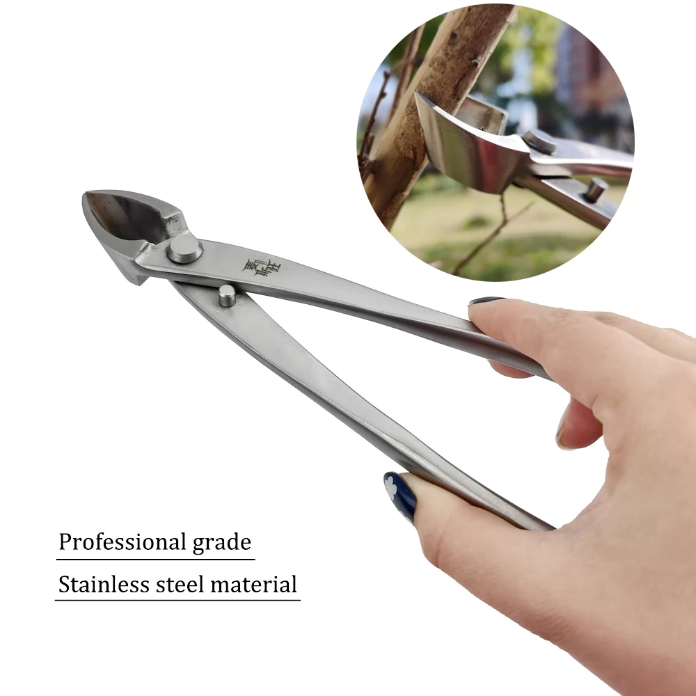 165/210/280mm Garden Branch Cutter Forged Steel Round Edge Beginner Scissors Cutter Knife Bonsai Tools