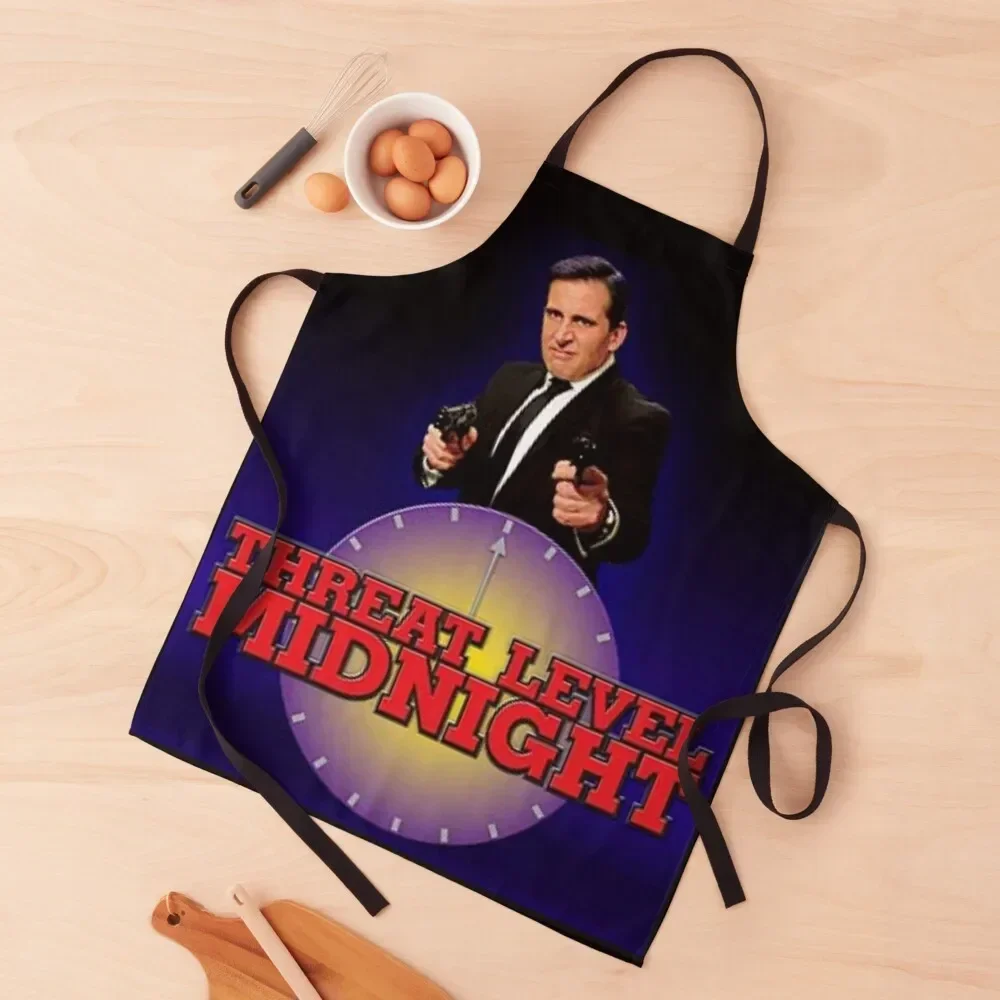 Threat Level Midnight Apron Things For Kitchen Things For Home And Kitchen Apron