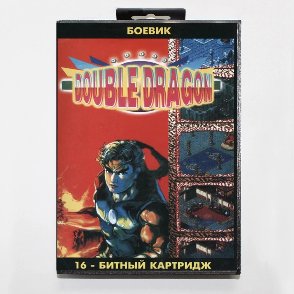 

Игровой картридж Double Dragon 16Bit MD с коробкой RU для систем Sega Megadrive Genesis