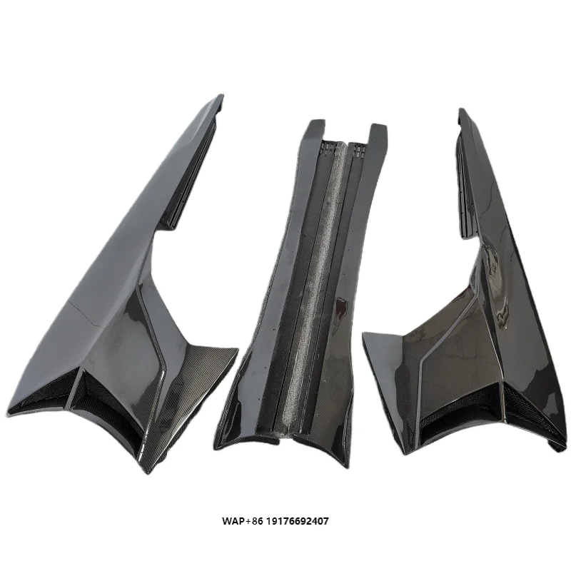 

Full Carbon Fiber Side Skirt Four Piece Body Kit forLamborghini Aventador LP700 LP750 Upgraded SVJ Style Car Bumper