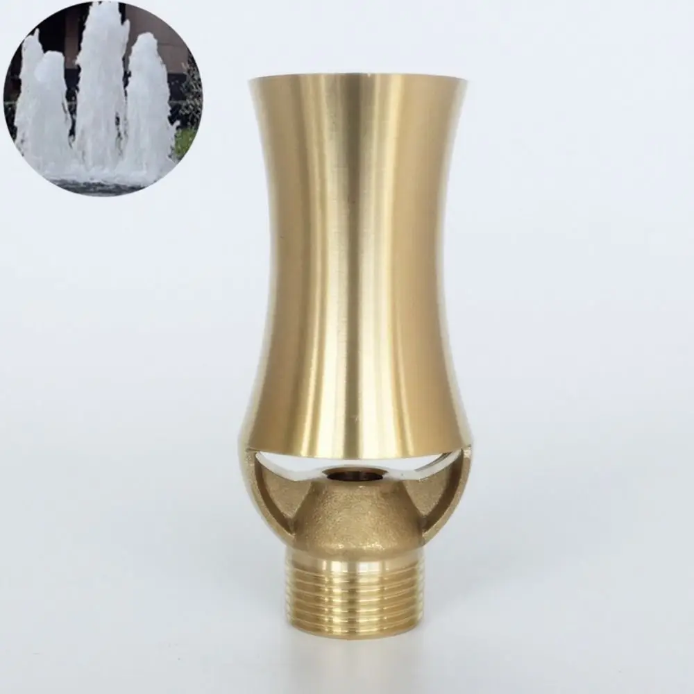 Brass Ice Tower Cedar Fountain Nozzle Durable Universal Bubbler Jet Fountain 1/2