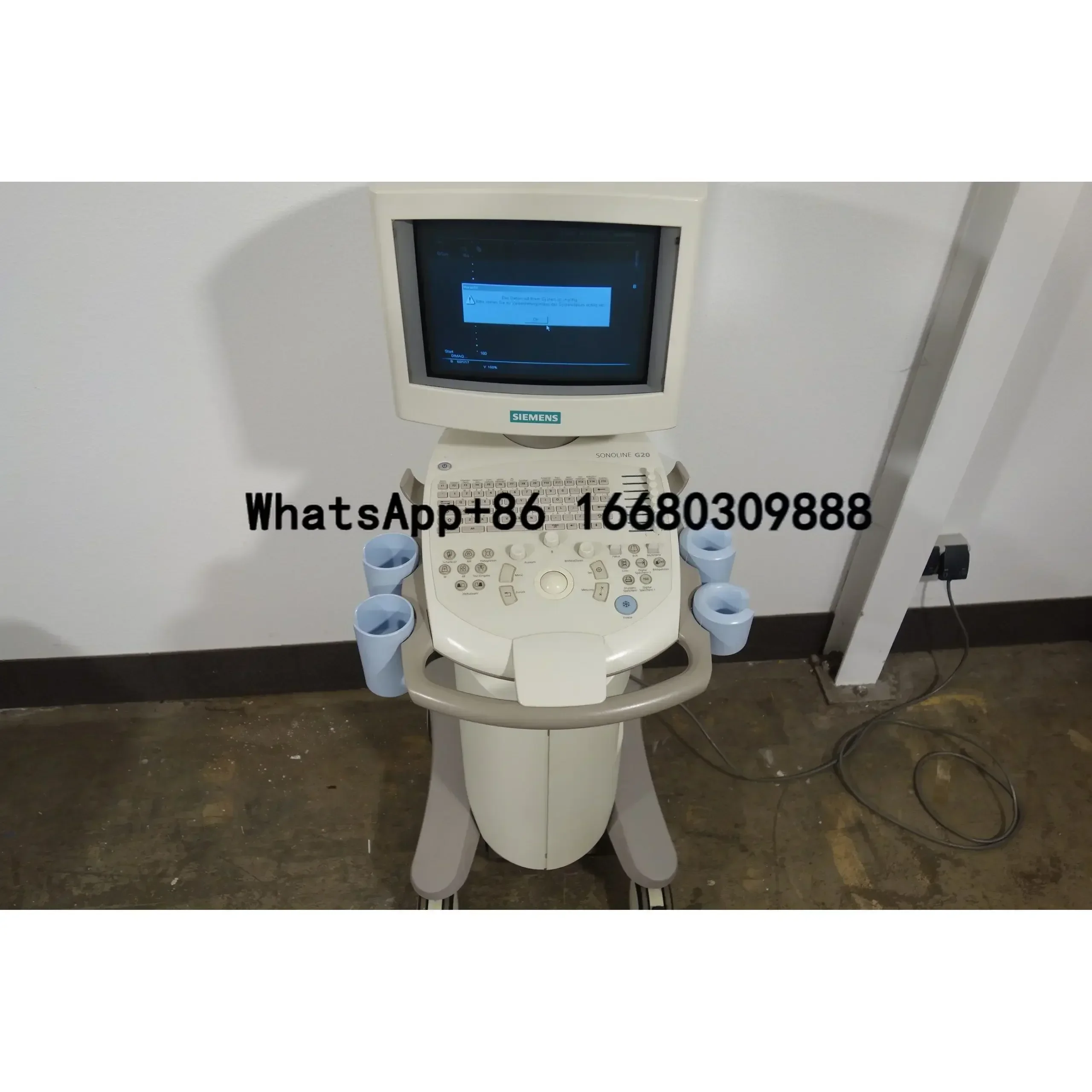 

ultrasound device Sonoline G20 with error message