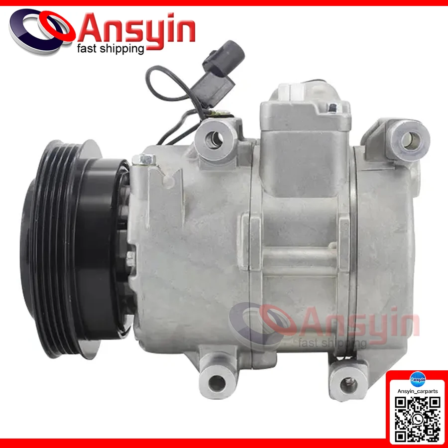 Ac Compressor Voor Kia Rio Rio5 2006 2007 2008 2009 2010 2011 97701-1G000 977011G010 DV07-0122 11270-24600 97701-2F030