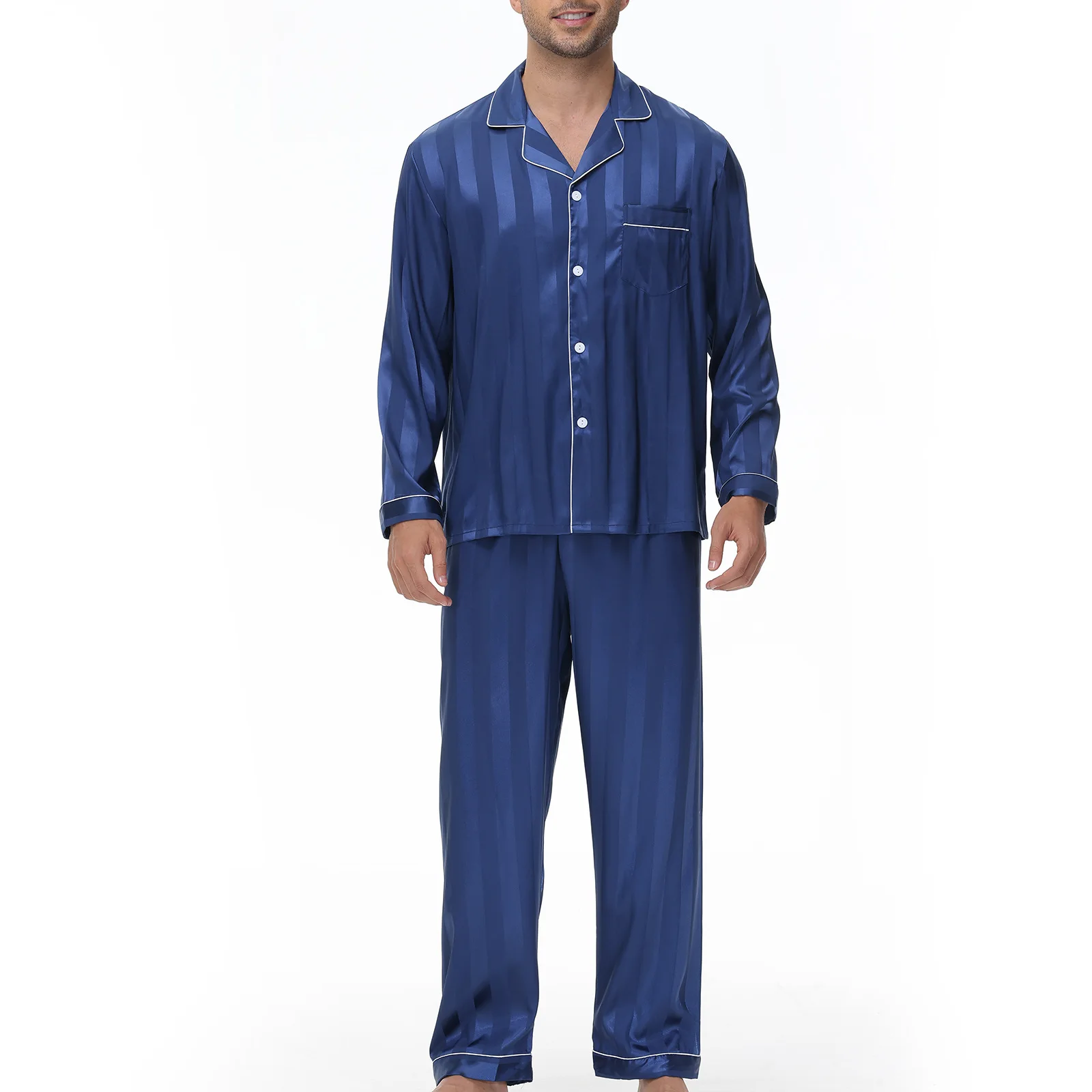 Navy Blue-Stripe
