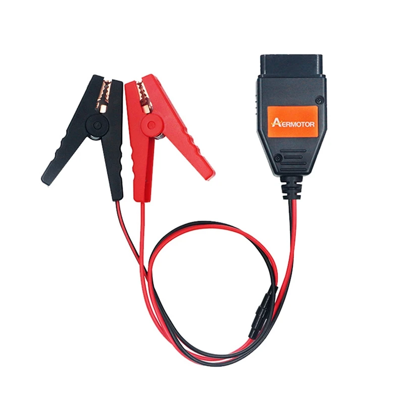 

AERMOTOR Car ECU Emergency Power Supply Battery Clip Battery OBD2 Connectors Emergency Power Off Protector ECU Memory Cable