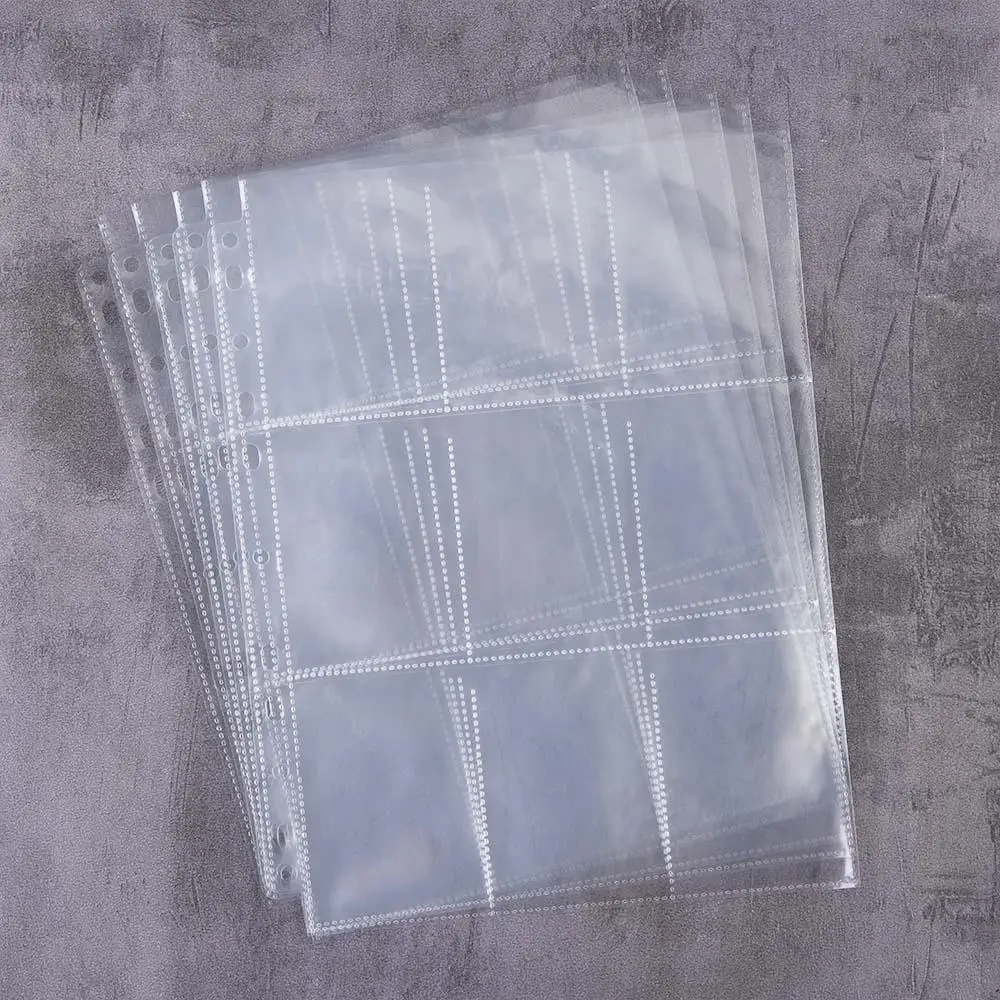 Transparent Heavy-duty Card Stock Album Pages 90 Pockets Card Holder Gaming Card Card Storage Wallets Coin Holders Card Sleeves