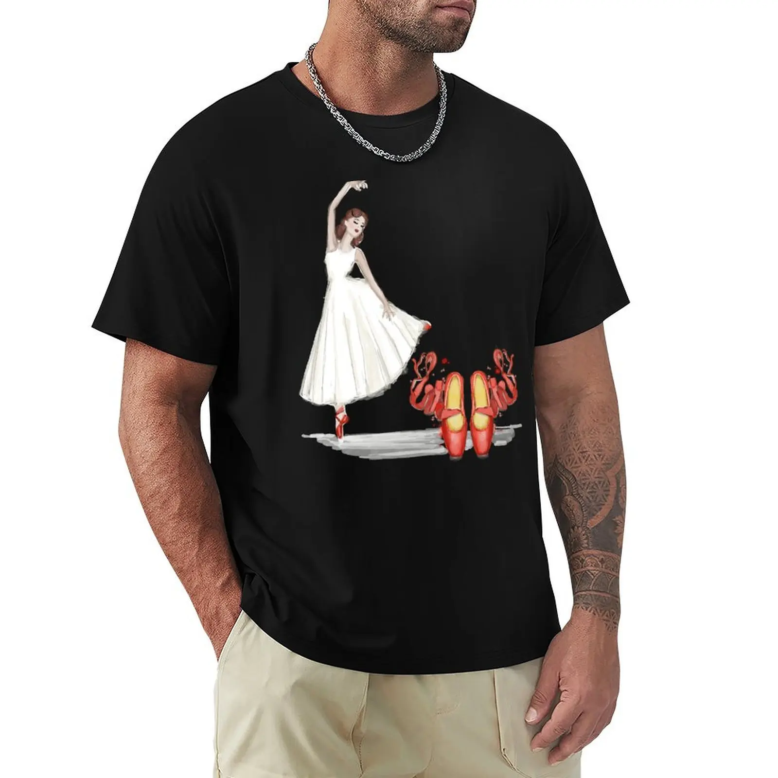 The Red Shoes T-Shirt Worker Basic Short Sleeve Tee