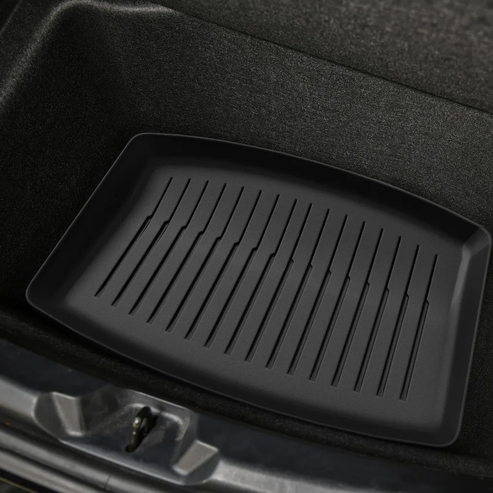 Floor Mats + Cargo Liner for 2025 2026 Tesla Y Juniper 5-Seater All Weather TPE view 5