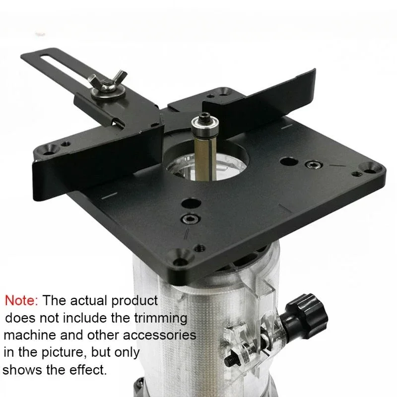 Universal RT0700C Aluminum Router Table Insert Plate Trimming Machine Flip Board for Woodworking O30 20