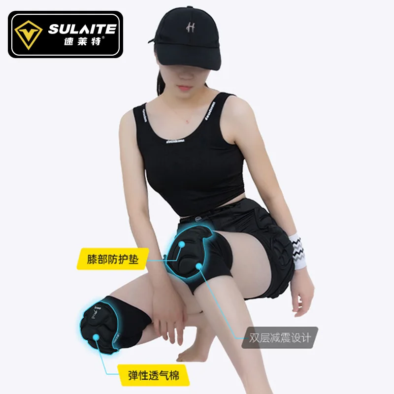Roller Skiing Hip Pants Skateboarding Ice Skating Anti-drop Fart Pad Outdoor Cycling Sports Hip Protection view 2
