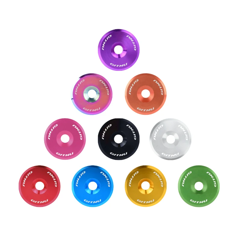 GITNU MTB tapa de alimentación tapa de vástago aleación de aluminio auriculares de bicicleta cubierta superior para bicicleta de montaña oad bicicleta dirección serie cubierta de mesa