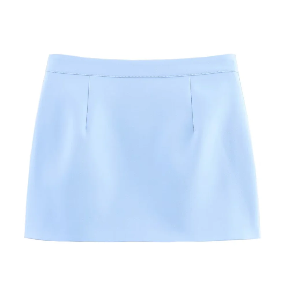 Новая женская одежда, модный облегающий топ без бретелек в европейском и американском стиле, комплект с короткой юбкой для похудения