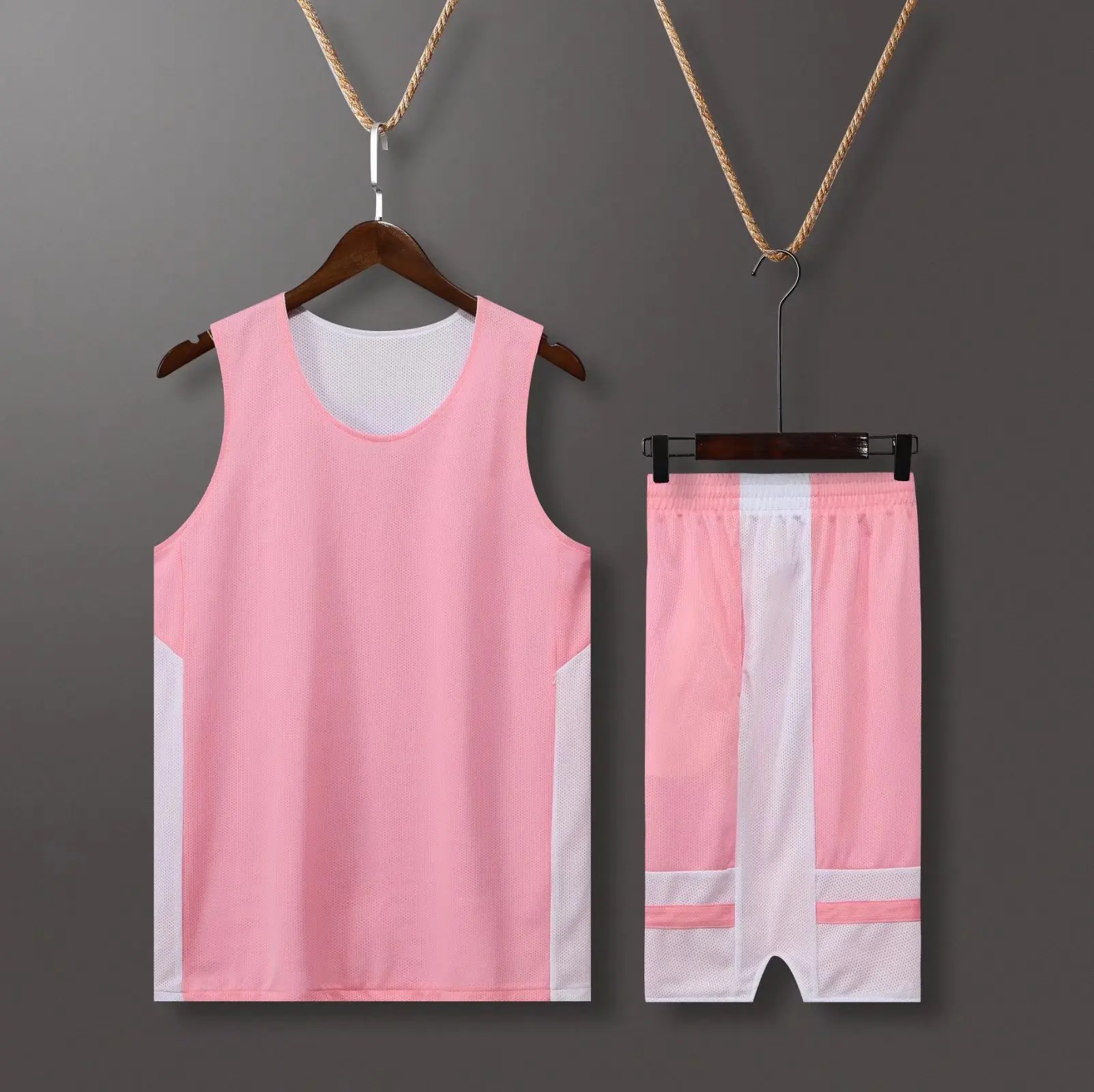 2023 New Double-sided Round Neck Basketball Suit Designer de Roupas Masculinas Ternos para Homens Ropa Para Hombre Roupas Masculinas