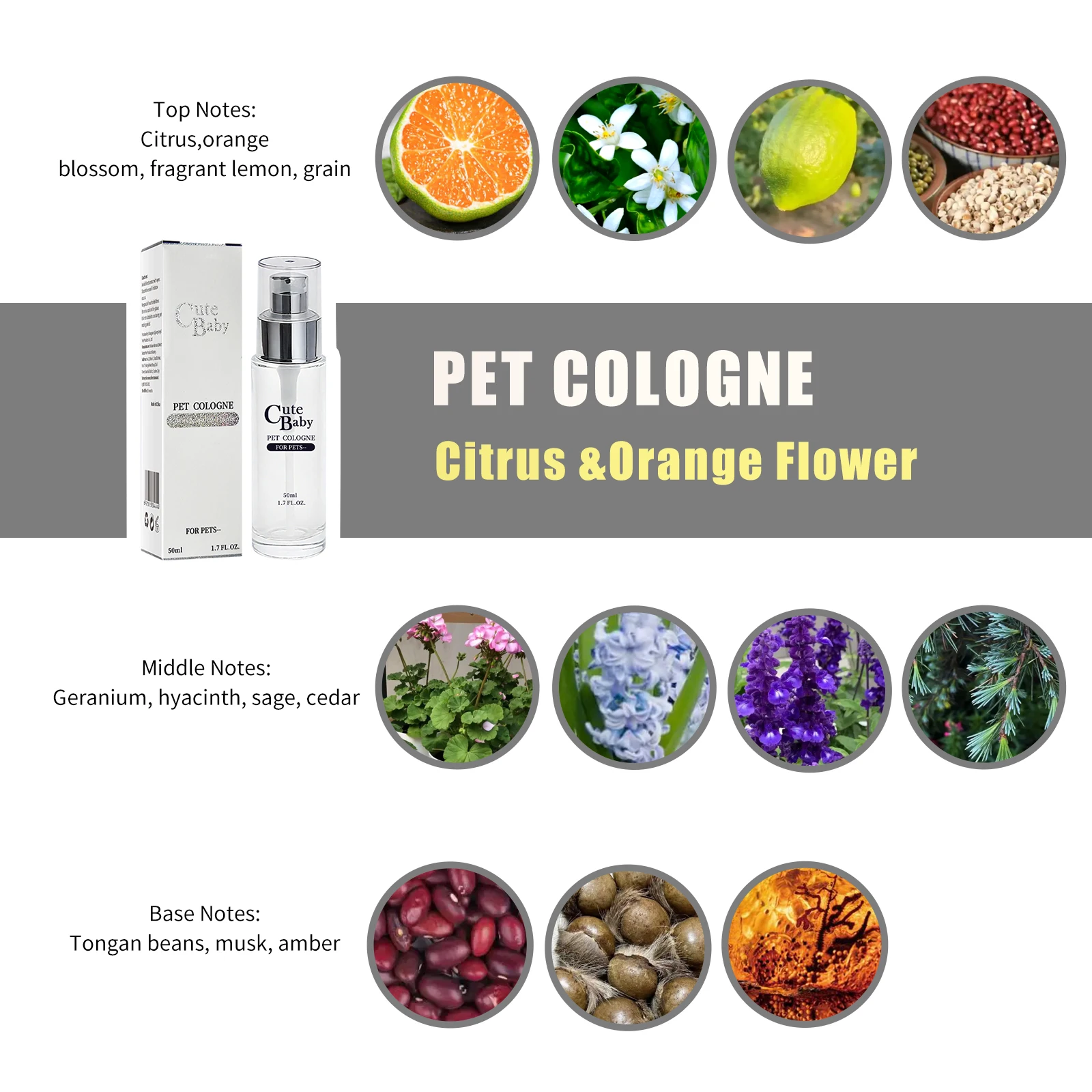 50 ml ペットの臭いスプレー長期的なクリーニング消臭剤猫と犬を除去