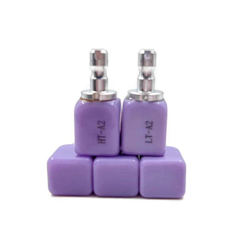5PCS Factory Price Lithium Disilicate Glass-Ceramic Blocks Sirona System In Dental Lab Blocks