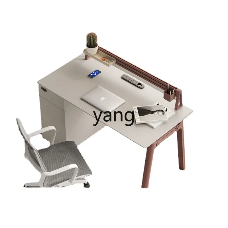 

Yjq Office Desk Company Staff Table Simple Modern Single Screen Station Office Furniture with Side Cabinet