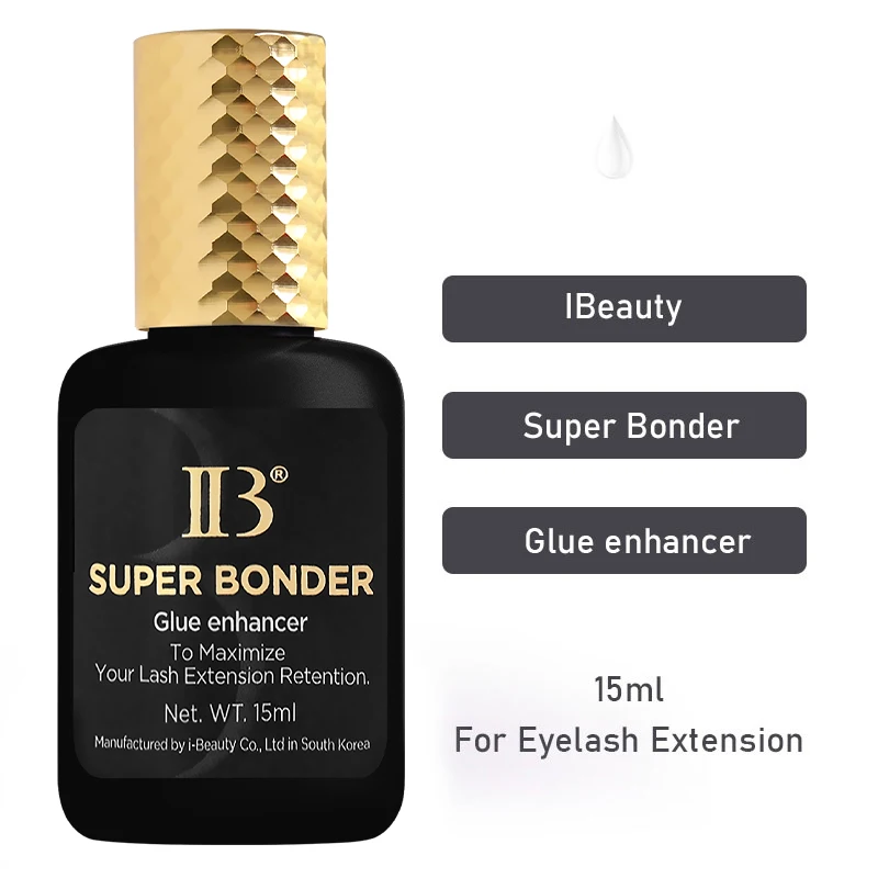 15ml IB Super Bonder Fixing Agent for Eyelashes Extensions Primer for Lash Glue Help Korea IBeauty Adhesive Hardener Professinal