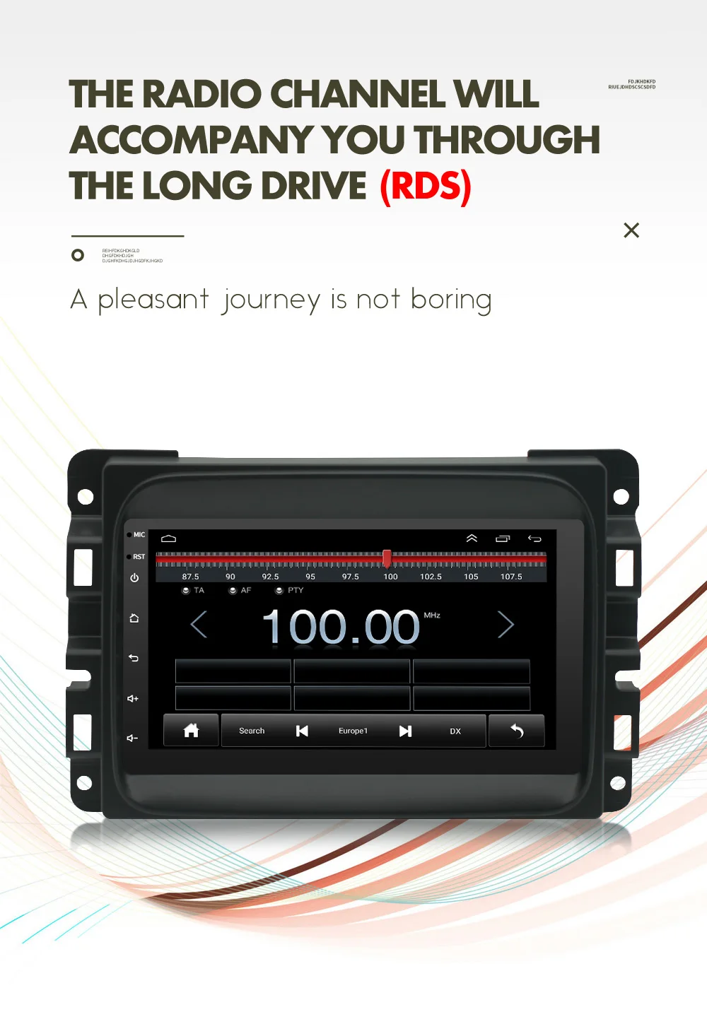 أندرويد 11 7 بوصة راديو السيارة ل دودج رام 1500 2500 2013-2018 مشغل وسائط متعددة عرض CarPlay أندرويد السيارات ستيريو FM رئيس وحدة