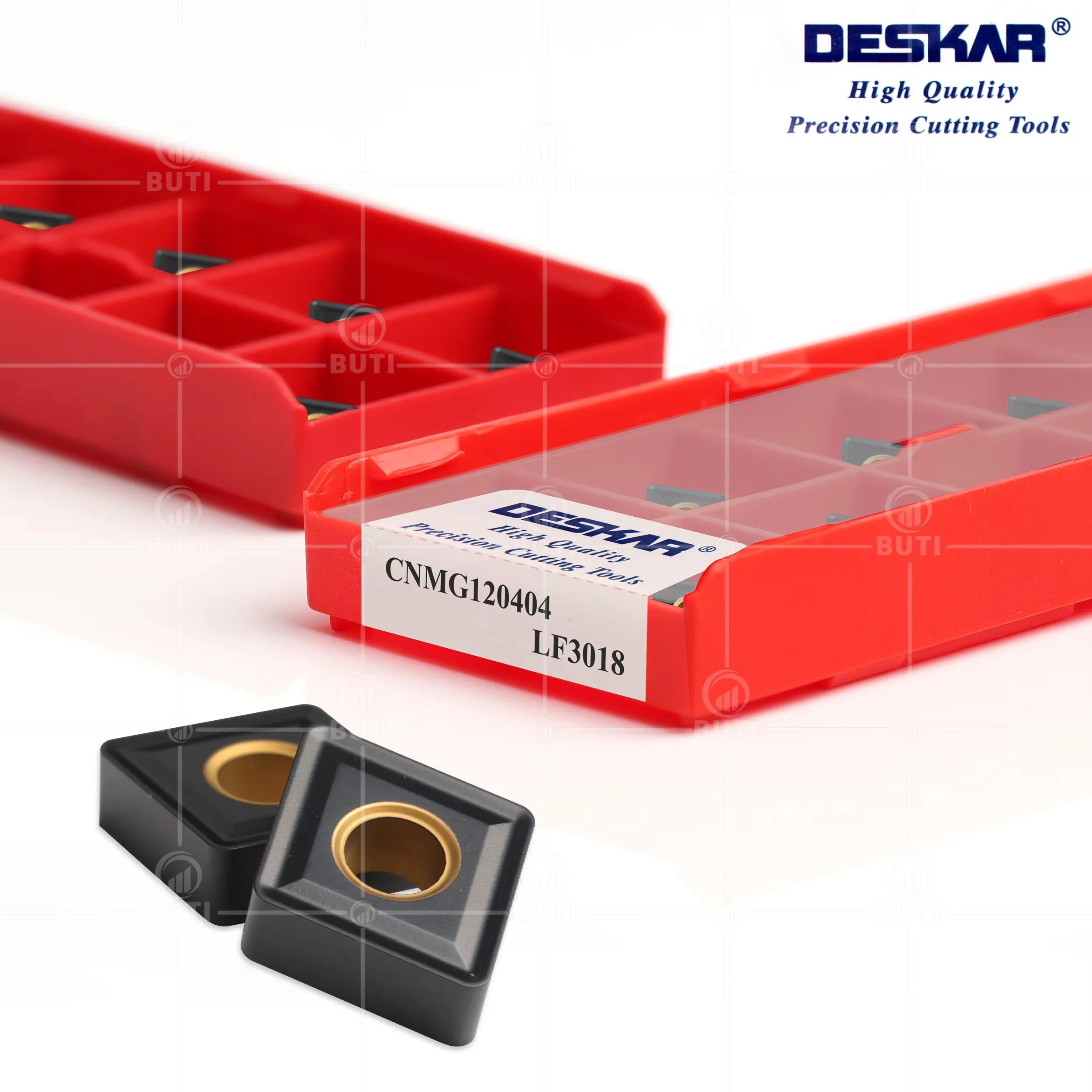 DESKAR 100% Original CNMG120404 CNMG120408 CNMG120412 LF3018 CNC Lathe Turning Carbide Inserts Lathe Cutting Tools For Cast Iron