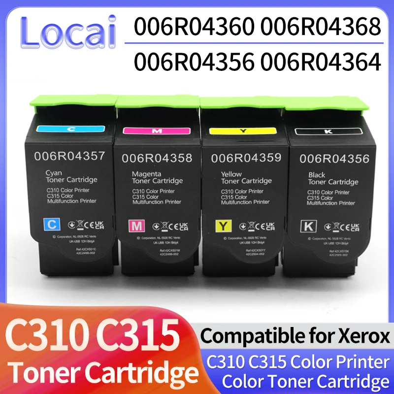 

006R04360 006R04364 006R04356 006R04368 C310 C315 Toner Cartridge Compatible for FUJI Xerox C310V C315V C310DNI Printer Color